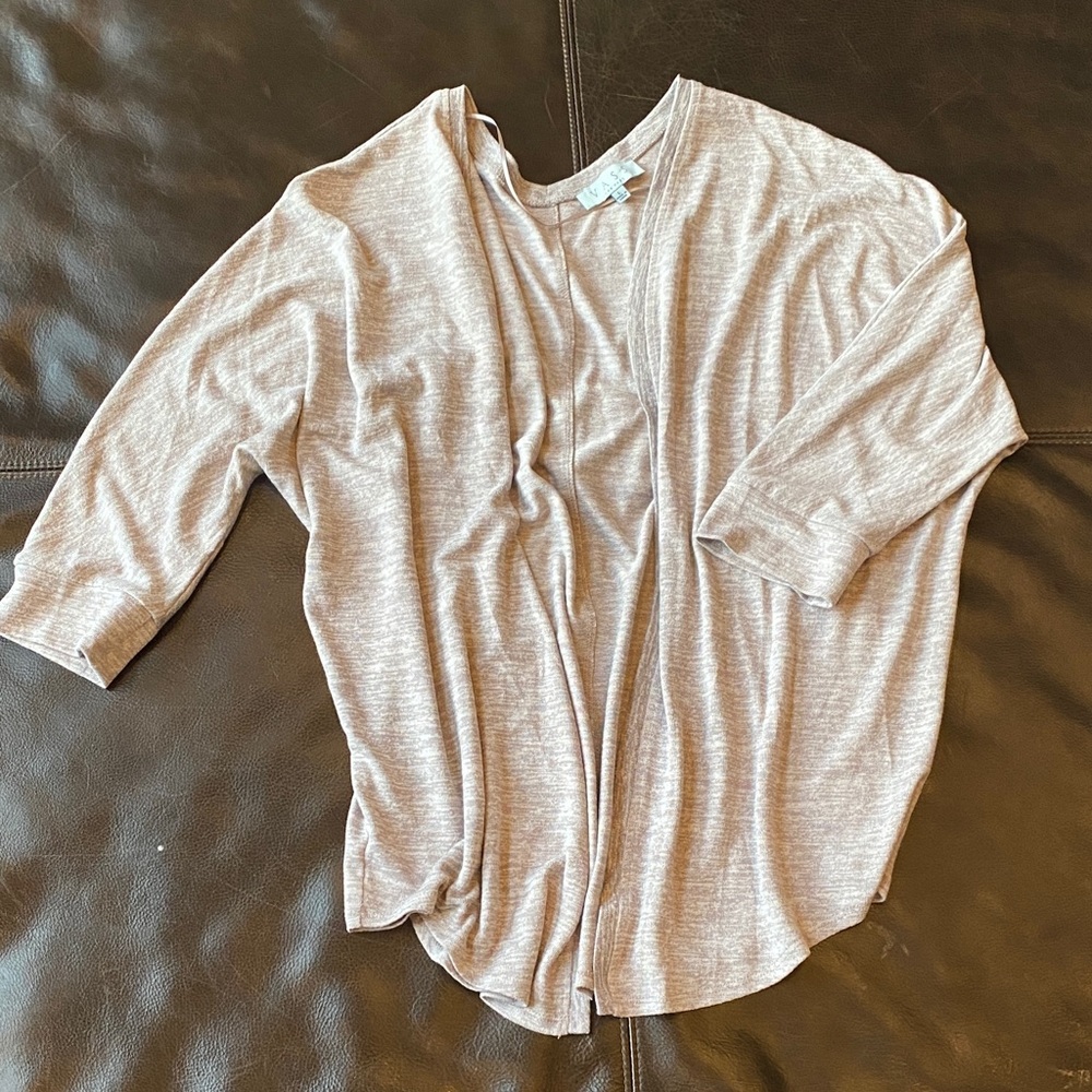 Joan Vass Light Beige Sweater